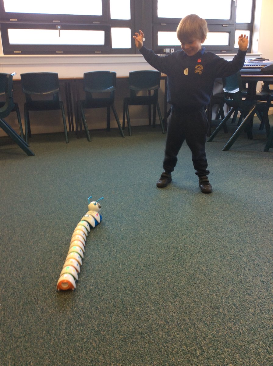 BreadalbaneAcad's tweet image. GME 1-3 used their #technologyskills and knowledge to code two different robots: #Codeapillar and #MINDRobot @PKCDigSkills @STEMedscot @TeachingSTEM #BreadalbanePrimary