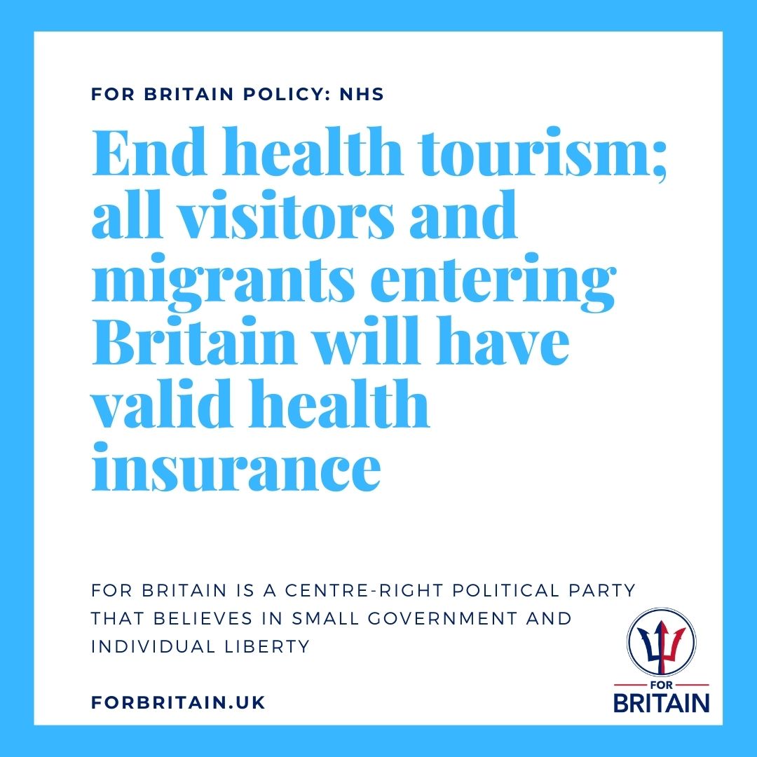 AMWHartlepool's tweet photo. #ForBritain will end health tourism - our full manifesto can be found here: https://t.co/pRrwhWiJfV

#AnneMarieWaters #Hartlepool #DeBruce #ElectionDay #ElectionDay2022 #NHS #HealthTourism #MBGA https://t.co/XEX1THox4Z