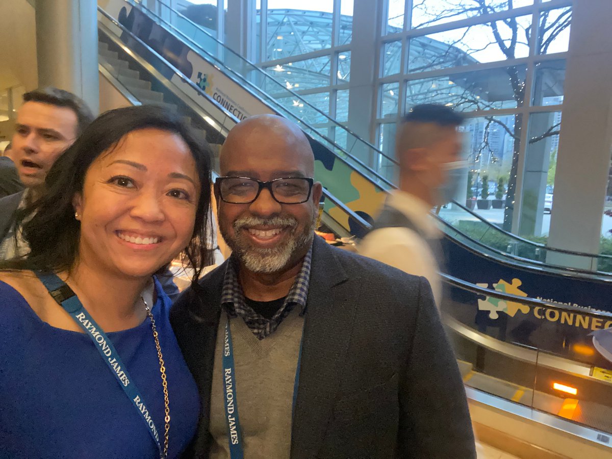 One of the BEST things about our Raymond James Ltd annual business conference (finally in person) is meeting people from our US office!
Pedro has an amazing career and philanthropic story! 

Pedro is our SVP Diversity, Equity & Inclusion at Raymond James Financial! 

#nbc2022