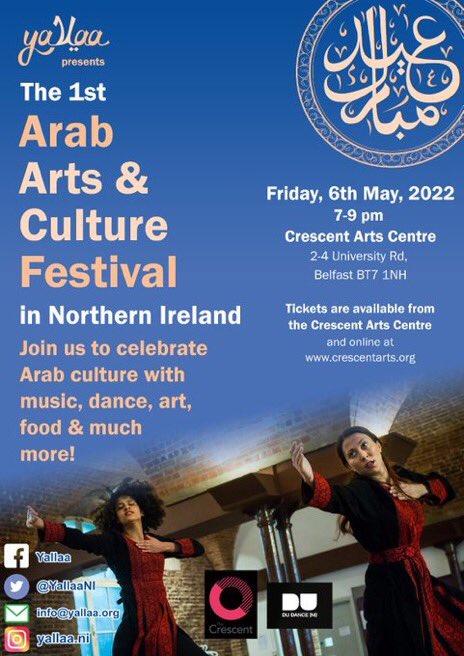 bfastmenshealth's tweet photo. Let’s Go #Yallaa to this innovative & educational @YallaaNI #ArabFest of Arts Culture @CrescentArts #music 🎶 #food 🥘 #dance🕺#Eid2022 ☪️ @DiversityNI @BeyondSkin @artsektaNI🪘@CRAICNI @belfast_islam @EMSONI_Sports 🌍@BMCA22881109 @nwmforum @BrendanQuail @NI_CRC 🏝@weareORP 🙏 https://t.co/yUWVh42iaC