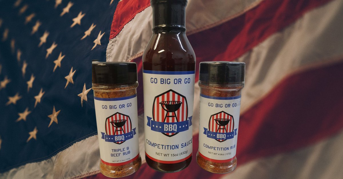 Go Big or Go BBQ (@gobigorgobbq1) on Twitter photo May is #nationalbbqmonth and that means you get a #gobigorgobbq deal! $5 rubs, $6 sauce, all three for $14! Either online or in store at <a href="/MisterBrisket/">hank kornblut</a> ! #bbq #teamroyaloak2022 #clebbq #supportsmallbusiness #competitionbbq #traegerhood #oklahomajoes
gobigorgobbq.com May is #nationalbbqmonth and that means you get a #gobigorgobbq deal! $5 rubs, $6 sauce, all three for $14! Either online or in store at <a href="/MisterBrisket/">hank kornblut</a> ! #bbq #teamroyaloak2022 #clebbq #supportsmallbusiness #competitionbbq #traegerhood #oklahomajoes
gobigorgobbq.com