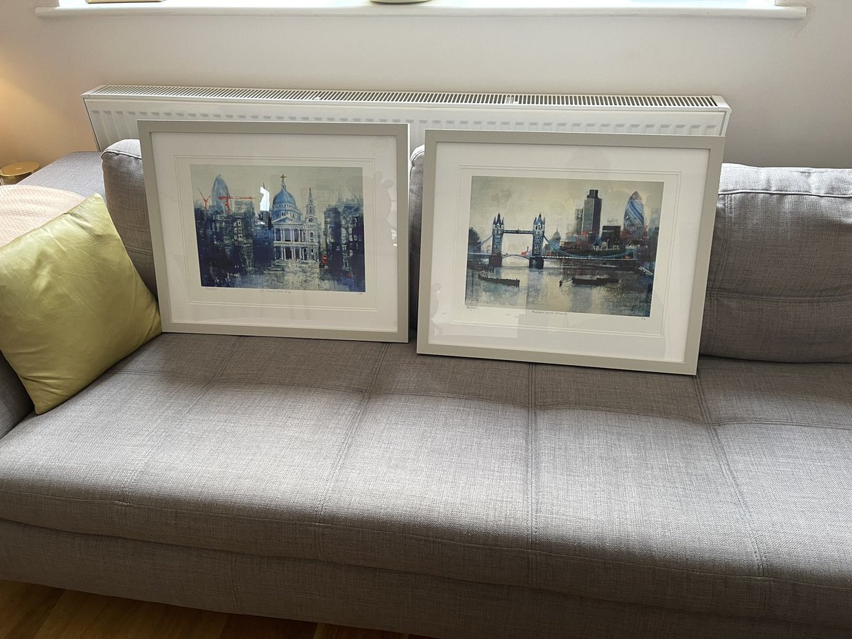 Fab new London Limited Edition Prints ready to go off to the customer! #colinruffle #londonart #contemporaryart #limitededitionprints #artwork #londonprints
