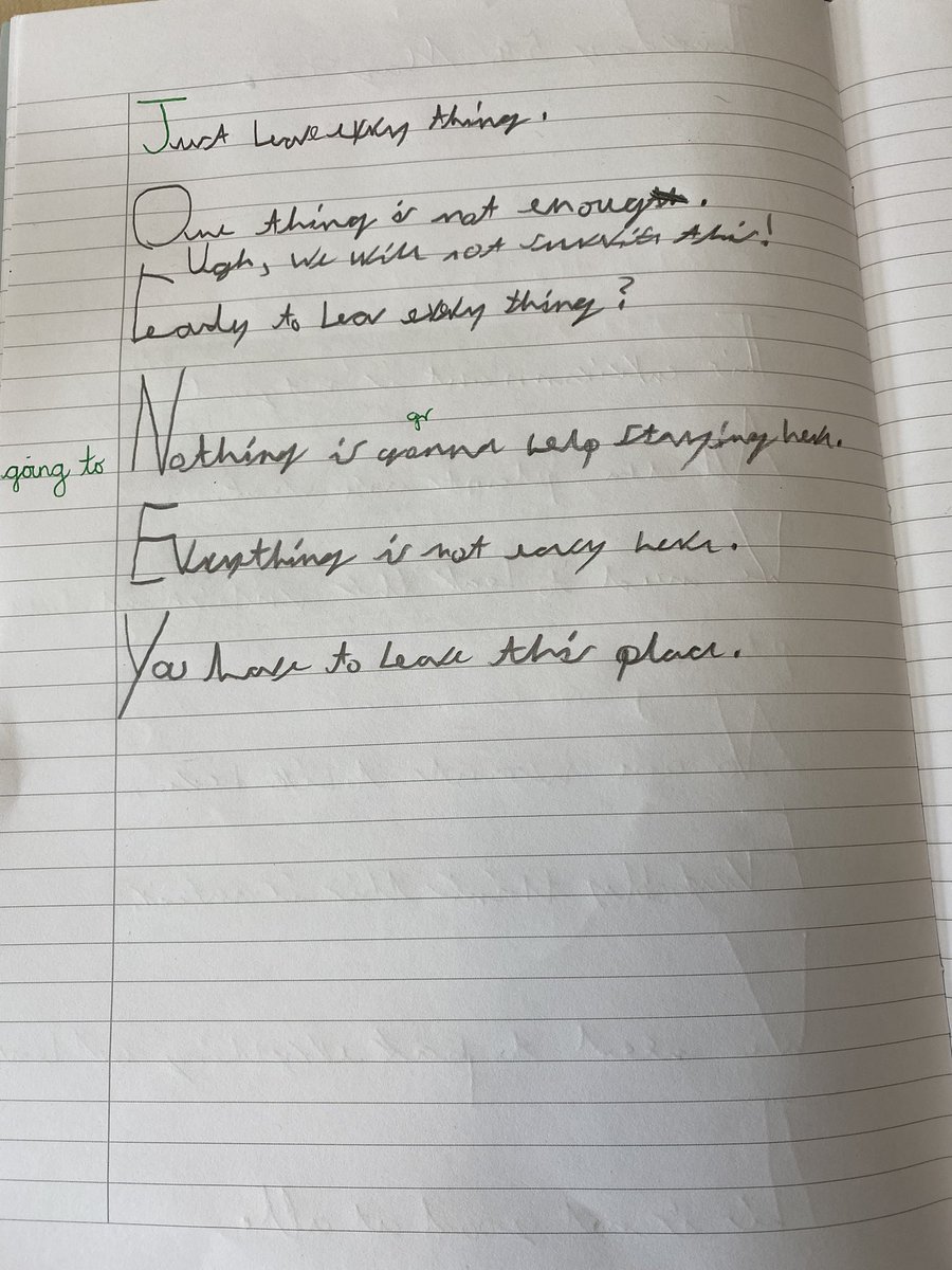 FoxfldPlum's tweet photo. We thoroughly enjoyed creating our own acrostic poems today! We used the book ‘The Promise’ by @nicolakidsbooks to focus on the key themes of responsibility, kindness, respect and the environment. What do you think of our creations? @foxfield #acrosticpoems #kindness https://t.co/dwqJQjj3KB