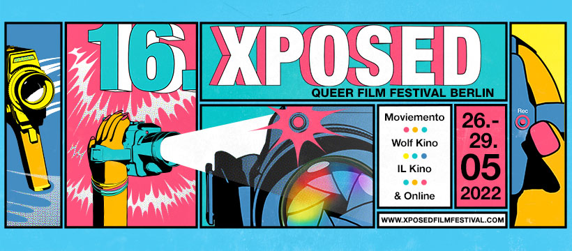 ⭐ NEWS ⭐

The program of the 16th XPOSED Queer Film Festival is NOW online!

🎞️ 13 feature films &amp; 42 short films in 20 programs
💻 online program available throughout Germany

May 26 - 29 at <a href="/kinomoviemento/">Kino Moviemento</a> , <a href="/wolfkinogang/">wolfkinogang</a> , <a href="/ilKinoBerlin/">IlKinoBerlin</a>  &amp; online

👉 xposedfilmfestival.com/2022/programme/