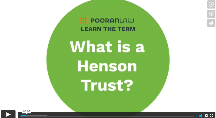pooranlawpc's tweet photo. What is a Henson Trust? Hint: It's the most commonly used Trust among families of people with disabilities. 

WATCH the latest video in our Learn the Term series: https://t.co/xU16dUUdYn

#HensonTrust #EstatePlanning #LearnTheTerm #PooranLaw https://t.co/aEZmnAvR0H