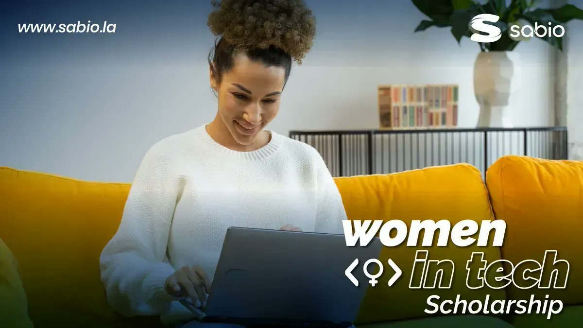WeSabio's tweet photo. Receive a tuition scholarship of up to $5,500 while you advance your tech skills!💻💃🏽 Sign up now https://t.co/p0PzpHt5iC⠀
#scholarshipsforwomen #techscholarship #womenintech #womeninstem #womenscholarship #womenintech #womeninstem #womenwhocode #girlswhocode #womenprogrammers https://t.co/A5PGaIiicv