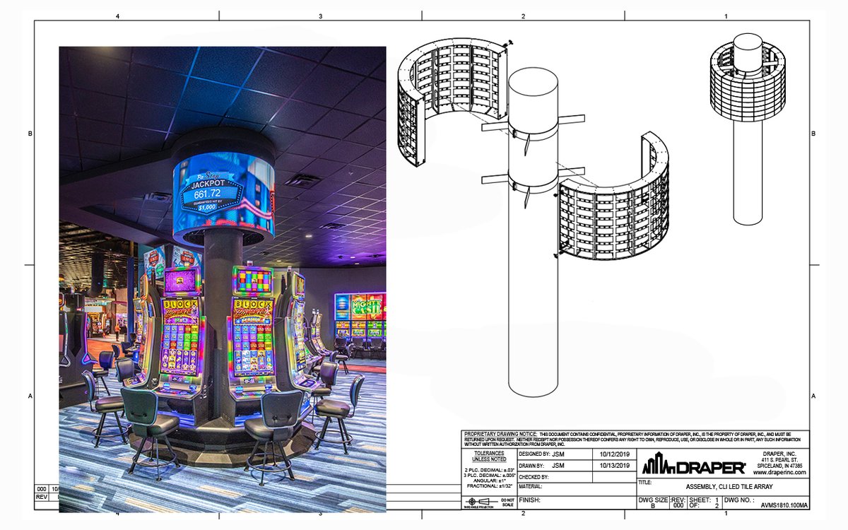 DraperAV's tweet photo. When we say custom, just how custom are we talking? https://t.co/wGafwV9bVp #AVTweeps #LED #LEDstructures #Tailored https://t.co/pSKd8rXIIw