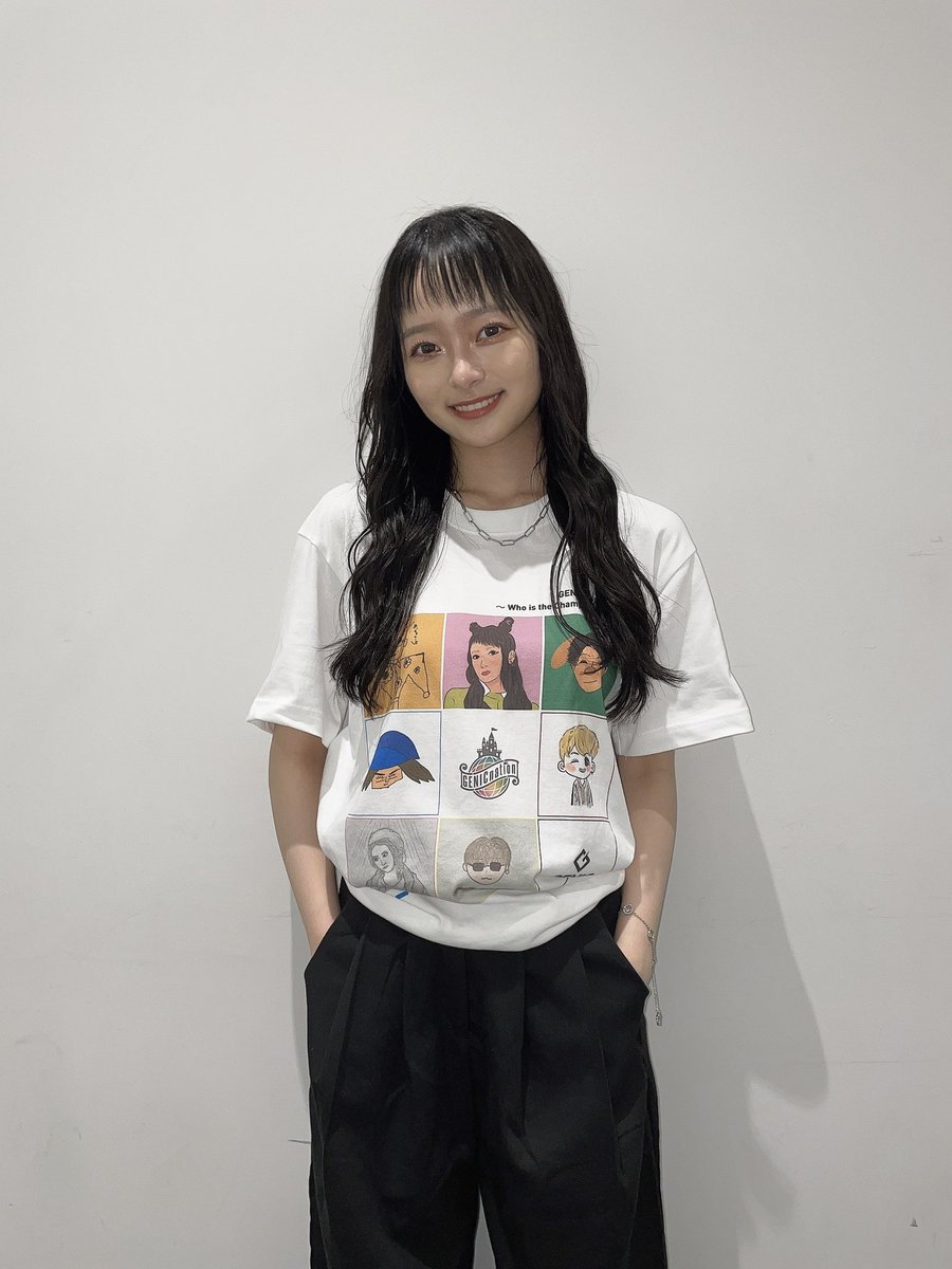 似顔絵Tシャツかわいい〜笑 やっぱり何回見ても独特で好きです。笑 2部