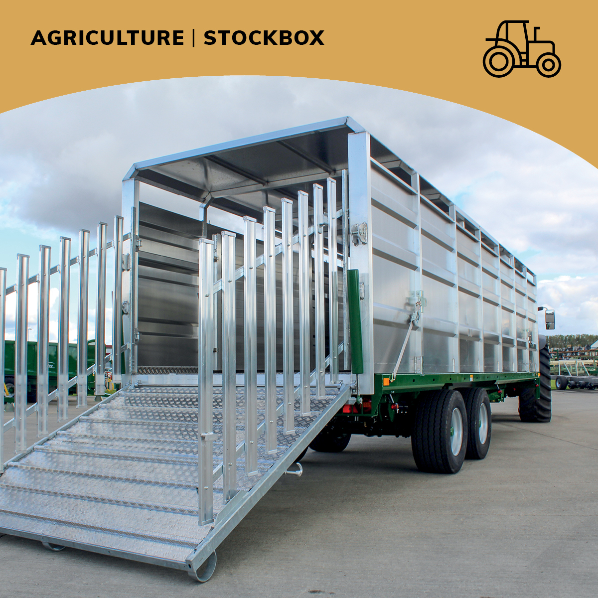 BaileyTrailer's tweet photo. Built to your required length, our Stock Boxes feature fixed position slam-shut doors, spring assisted loading ramps, extra rear lights & an internal light.
Read more at https://t.co/HTyEXWpxa8
#TheTrailerInFront #Farming #Agriculture #Livestock #Stockbox #Stockboxes #Trailers https://t.co/fA3FHa2qaw