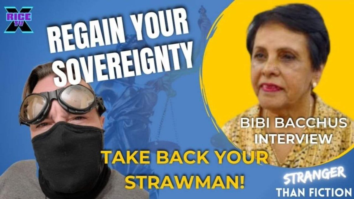 RiceTVx's tweet photo. Check out the latest transmission of #StrangerThanFiction!
I interviewed #BibiBacchus for the 2nd time. She teaches about #UCC & #NaturalLaw at New Earth University. Learn more about how to regain your #sovereignty!
โฌ๏ธโฌ๏ธโฌ๏ธ
https://t.co/QWqxACcRjM https://t.co/3lJTJvUEEZ