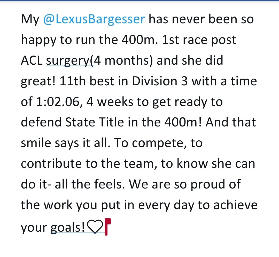 bargesser3's tweet photo. She's Back!!!! @LexusBargesser @MIXCSpeedRtngs @michtrack @MichHSsports @JacksonCitPat @MickMcCabe1 @JoshVanDykeJAX @DAC_Detroit @IndianaWBB @FullCrtCoverage @JTV_Sports @Eric_Ingles @PGHMichigan @famoushoops1 @MICROSSOVER @MIpremierbball @statechampsmich @MHSAA @freepsports https://t.co/g2pQmZgZUC