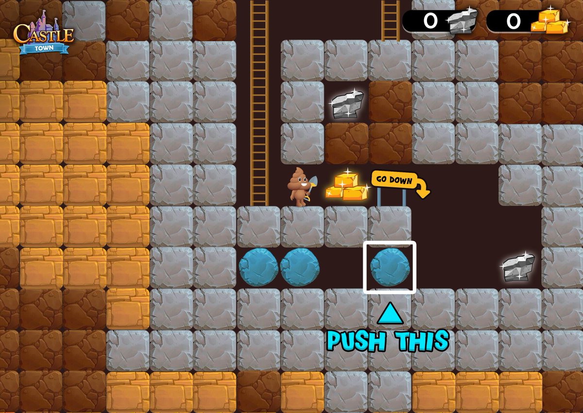 ⛏️💩Check what Your #emojiavatar can do! - mining metal &amp; golds and selling them to the #CastleArena players.

Emoji Avatar &amp; CastleTown passport will be required for this mining! These are all NFT contents. 

#web3gaming #metaverse #NFTgaming