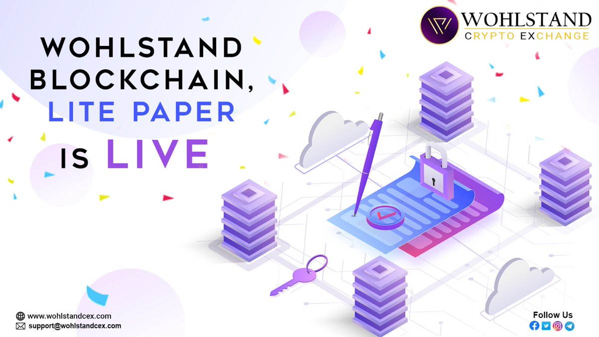 WOHLSTANDCEX's tweet photo. The generation of the future is here! A blockchain that will change the world and make the impossible possible. Presenting to you the WOHLSTAND Blockchain! Litepaper is here - https://t.co/Ouxg38MSlY
#wcex #wohlstandcryptoexchange #blockchains #WT #wohlstandblockchain #Crypto https://t.co/a2H1nUgQAa