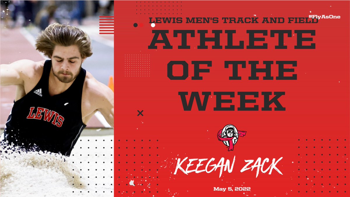 Lewis Men's T&F (@lewismtandf) on Twitter photo Congrats to <a href="/LewisMTandF/">Lewis Men's T&F</a> Keegan Zack on claiming the final #GLVCtrack Men's Outdoor Field Athlete of the Week honor on Thursday. It's his first career outdoor honor and second overall. He finished 8th in the triple jump at the Drake Relays last weekend #FlyAsOne Congrats to <a href="/LewisMTandF/">Lewis Men's T&F</a> Keegan Zack on claiming the final #GLVCtrack Men's Outdoor Field Athlete of the Week honor on Thursday. It's his first career outdoor honor and second overall. He finished 8th in the triple jump at the Drake Relays last weekend #FlyAsOne