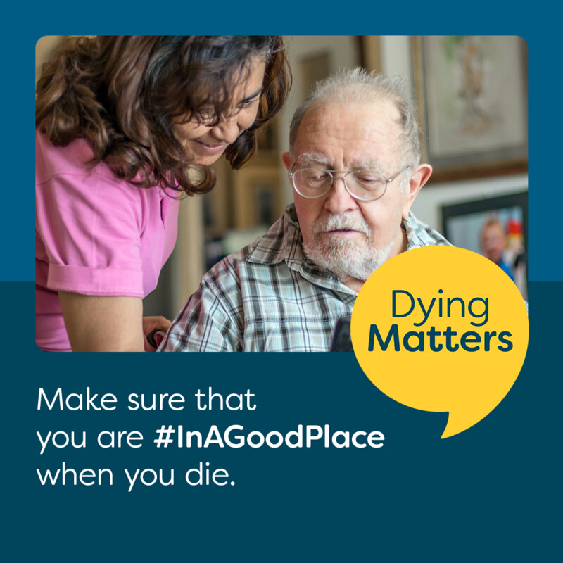 Dying Matters Awareness Week aims to make sure everyone has the opportunity to die #InAGoodPlace. Our Palliative and End of Life Care Network has a new electronic information system and guide to adult care in GM which will help achieve this bit.ly/3OWDHsK #dmaw2022
