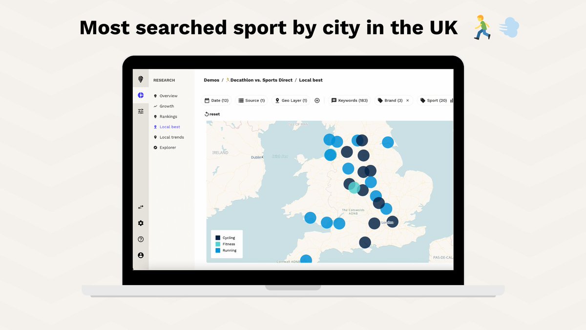 Trajaan_io's tweet photo. Think global, act local 🗺 🔍

It is crucial for your brand to conduct local market research to learn how to adapt to local specific behaviors 🕵️‍♂️

All you need is a key to detect local trends &amp; spot meaningful variations in the demand structure 📍

#marketresearch #data https://t.co/mo9kMG6rmS