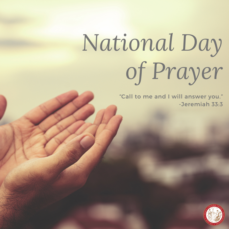 RepTimMooreNC's tweet photo. Today is the National Day of Prayer.
I don't know about you, but I am incredibly thankful to live in the United States of America, where I can worship and pray freely.
Please keep your leaders and our country in prayer. #ncpol #NationalDayofPrayer https://t.co/IH8y1n1nML