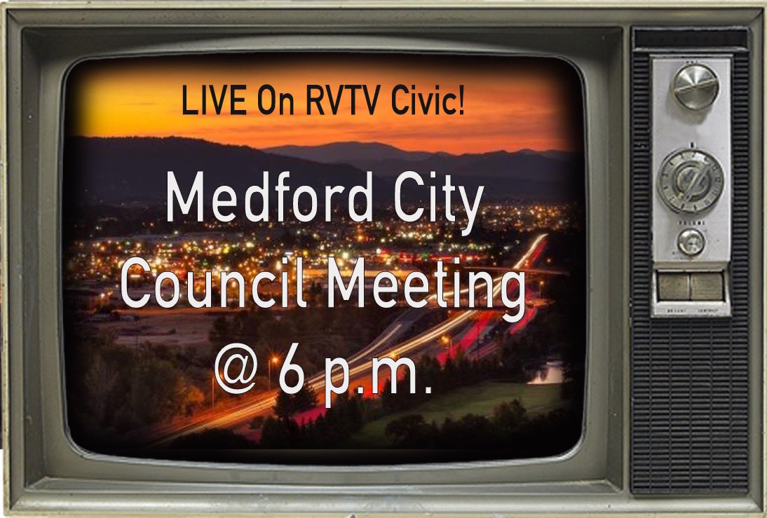 Tonight at 6pm, the Medford City Council Meeting will be LIVE on RVTV Civic! 🎥 Be sure to tune in! 📺 

Click the link below to watch! ⬇️
videoplayer.telvue.com/player/w9sPsSE…