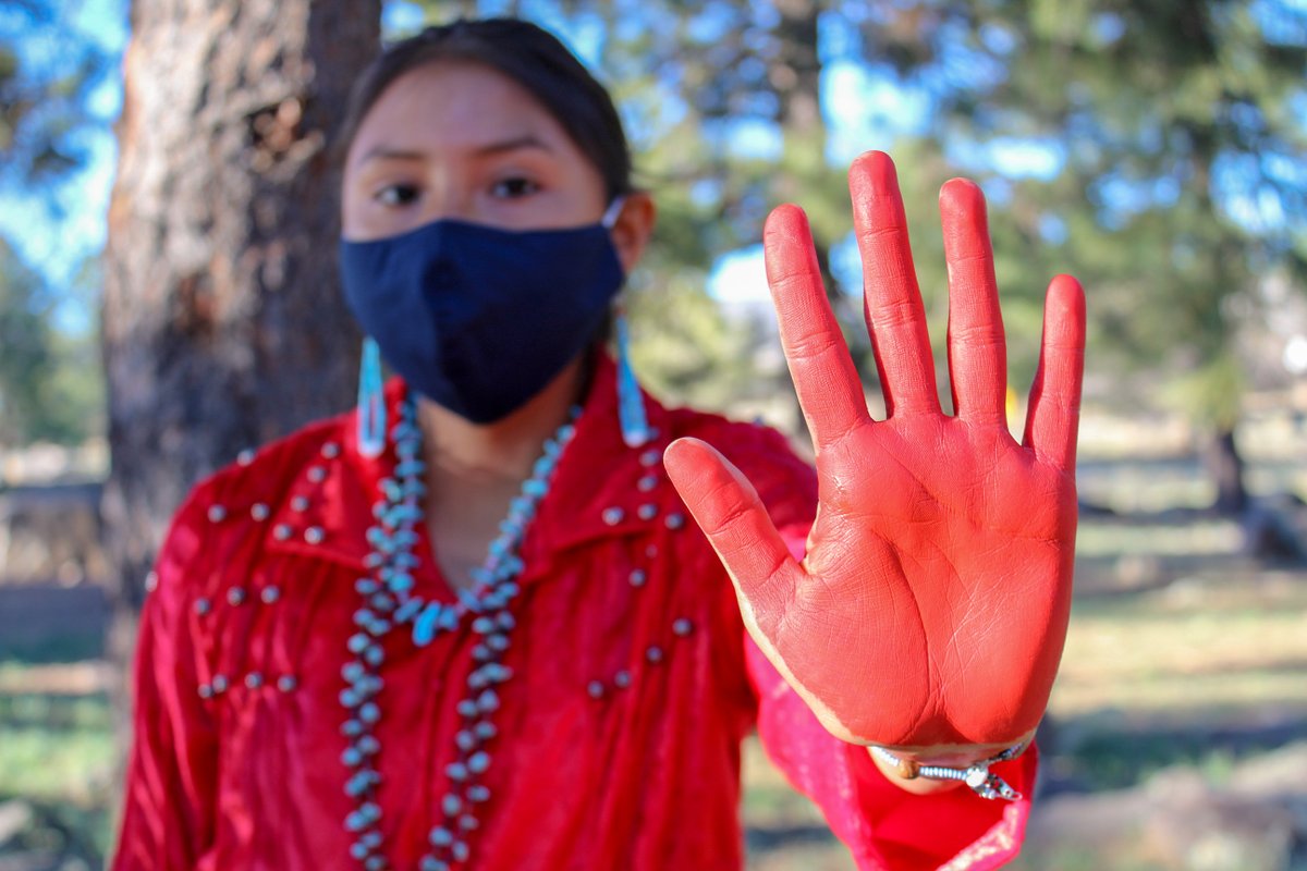 Interior's tweet photo. Observed on May 5 each year, National Missing and Murdered Indigenous Persons Awareness Day shines light on the epidemic of violence that has disproportionately plagued Indigenous communities. https://t.co/KdG8S80XBW https://t.co/ygx9370WSQ