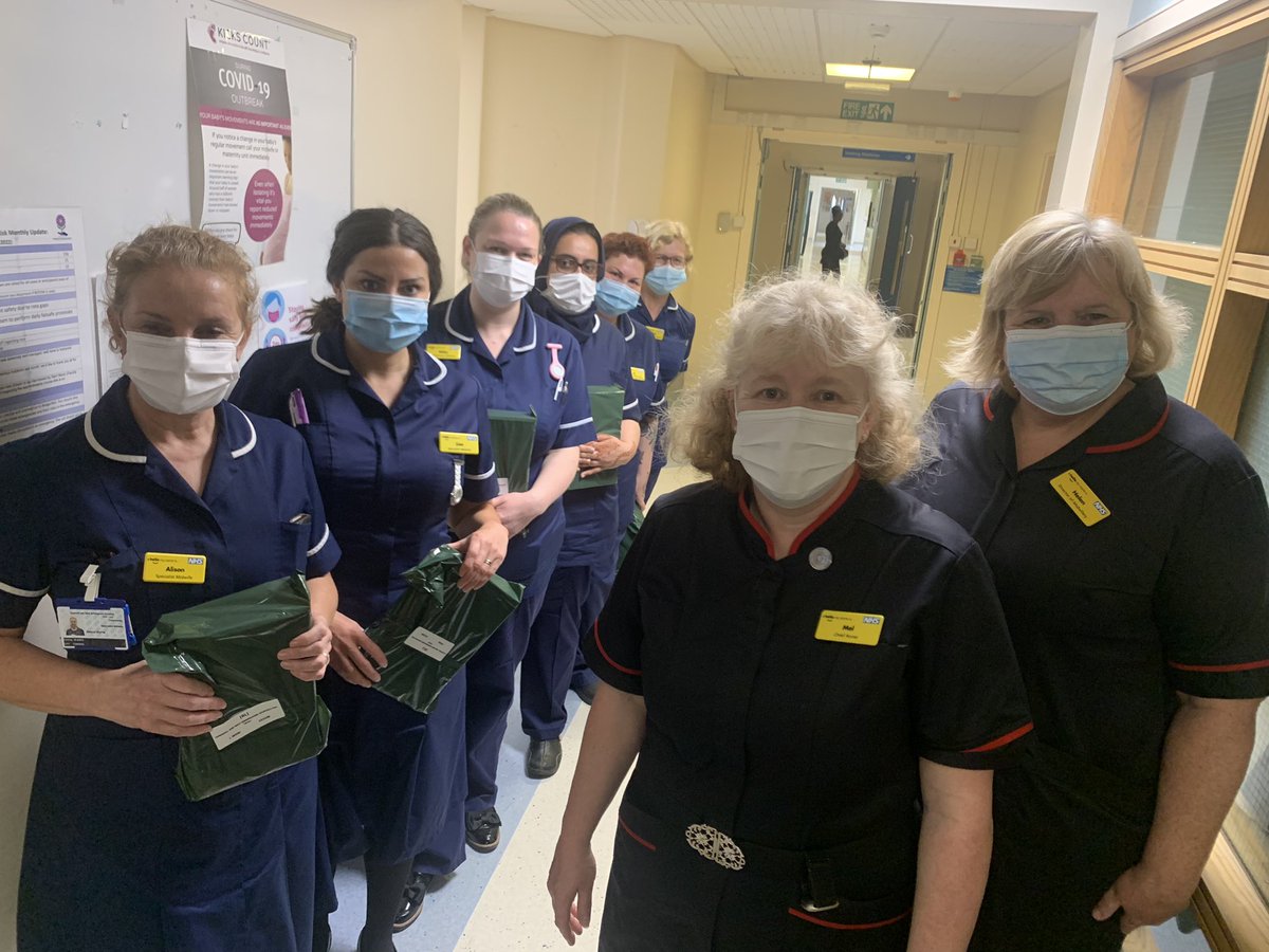 SWBHnhs's tweet photo. Our Chief nurse &amp; senior maternity team have been handing out well-being boxes to all our midwives to celebrate #InternationalDayoftheMidwife  They have been well received by all. @HealthierBCWB @NHSinBCWB @NHSMidlands https://t.co/ctbxzP1epV