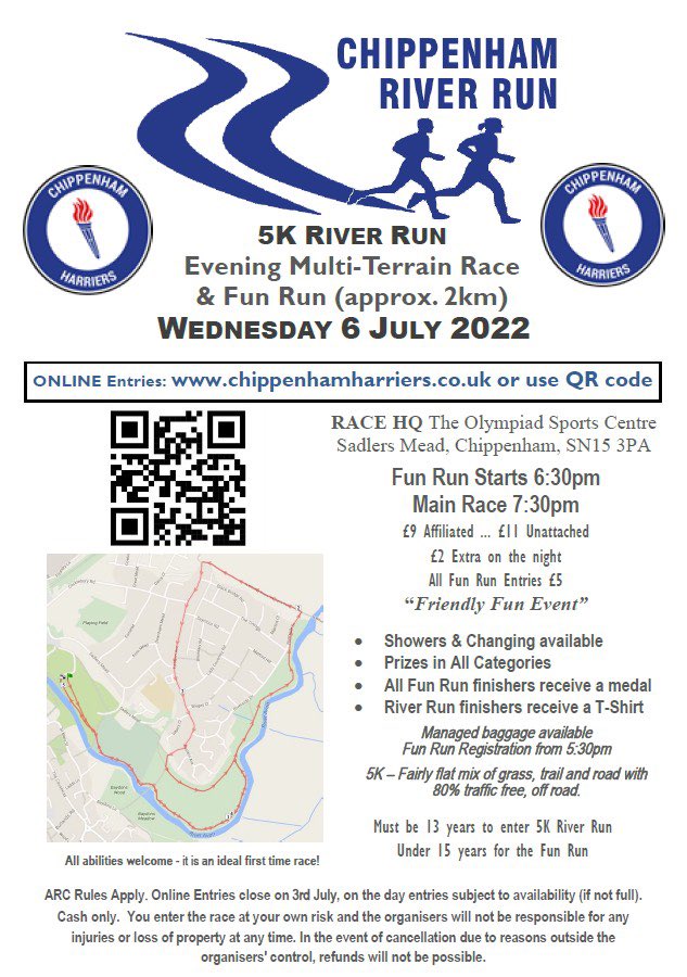 River Run 5k & Fun Run (@chippriverrun) on Twitter photo We’re really hoping lots of local running clubs will join us on 6 July?! <a href="/TeamEGRC/">Emersons Green RC</a> <a href="/bristolwestac/">Bristol & West AC</a> <a href="/TeamBath/">Team Bath</a> <a href="/thornburyrc/">TRC</a> <a href="/YateAC/">Yate AC</a> We’re really hoping lots of local running clubs will join us on 6 July?! <a href="/TeamEGRC/">Emersons Green RC</a> <a href="/bristolwestac/">Bristol & West AC</a> <a href="/TeamBath/">Team Bath</a> <a href="/thornburyrc/">TRC</a> <a href="/YateAC/">Yate AC</a>