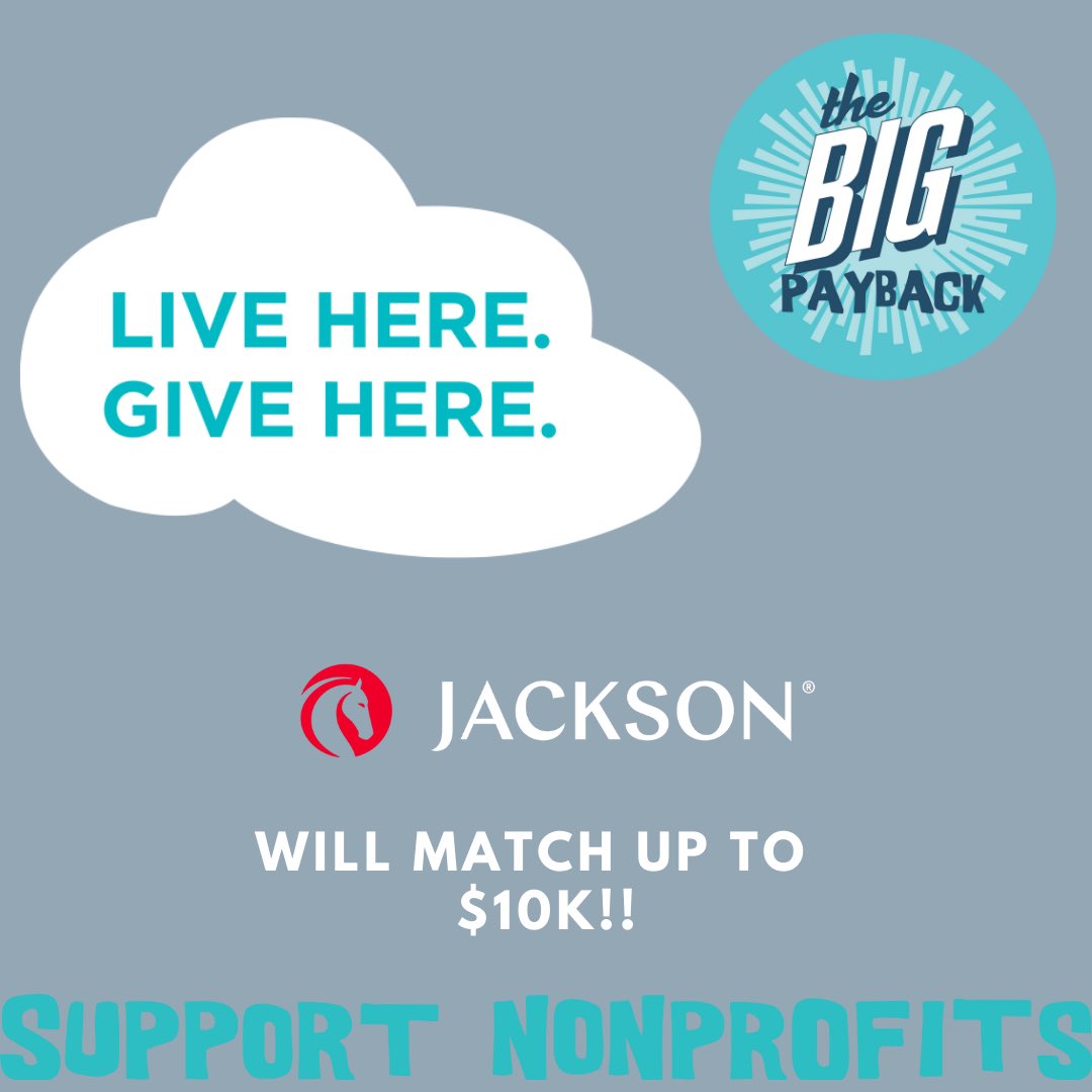 FannieBattle's tweet photo. @JacksonNational  2022 $10,000 Match Sponsor!!! You still have time to give! https://t.co/m651cuXEiz https://t.co/yy6HA5VlXJ
