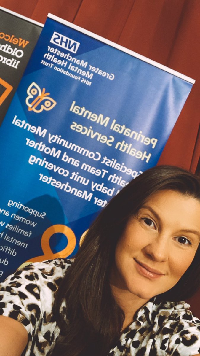 Promoting #MaternalMentalHealthAwarenessWeek  with these two amazing lady’s for perinatal services within <a href="/GMMH_NHS/">Greater Manchester Mental Health</a>! A Fantastic day organised by <a href="/PennineCareNHS/">Pennine Care NHS FT</a>! Thank you to all who attended, and it was fantastic to see families we had nursed!