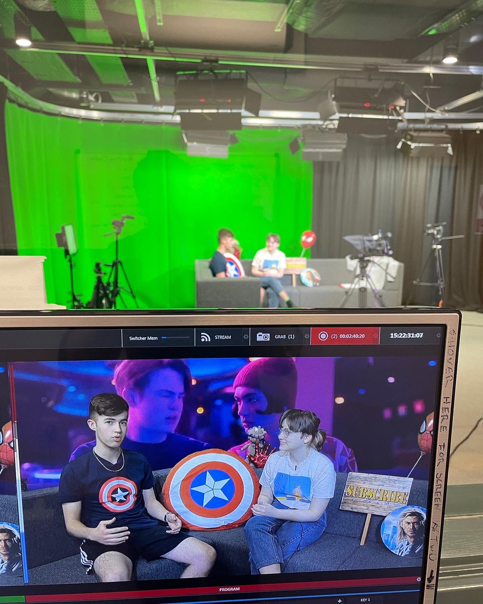 gary_rose's tweet photo. More new faces to #DSFCTVStudioClub! Welcome to the team Lucy! Excellent debut as #visionmixer!
#TVStudioClub
#CDMPTV #DSFCTVStudio
#BTEC @pearsonbtec #BTECCDMP #multicam #multicamera #Tricaster #tvstudio #NewTek #DSFCTVStudioClub https://t.co/sXxnxMinST
