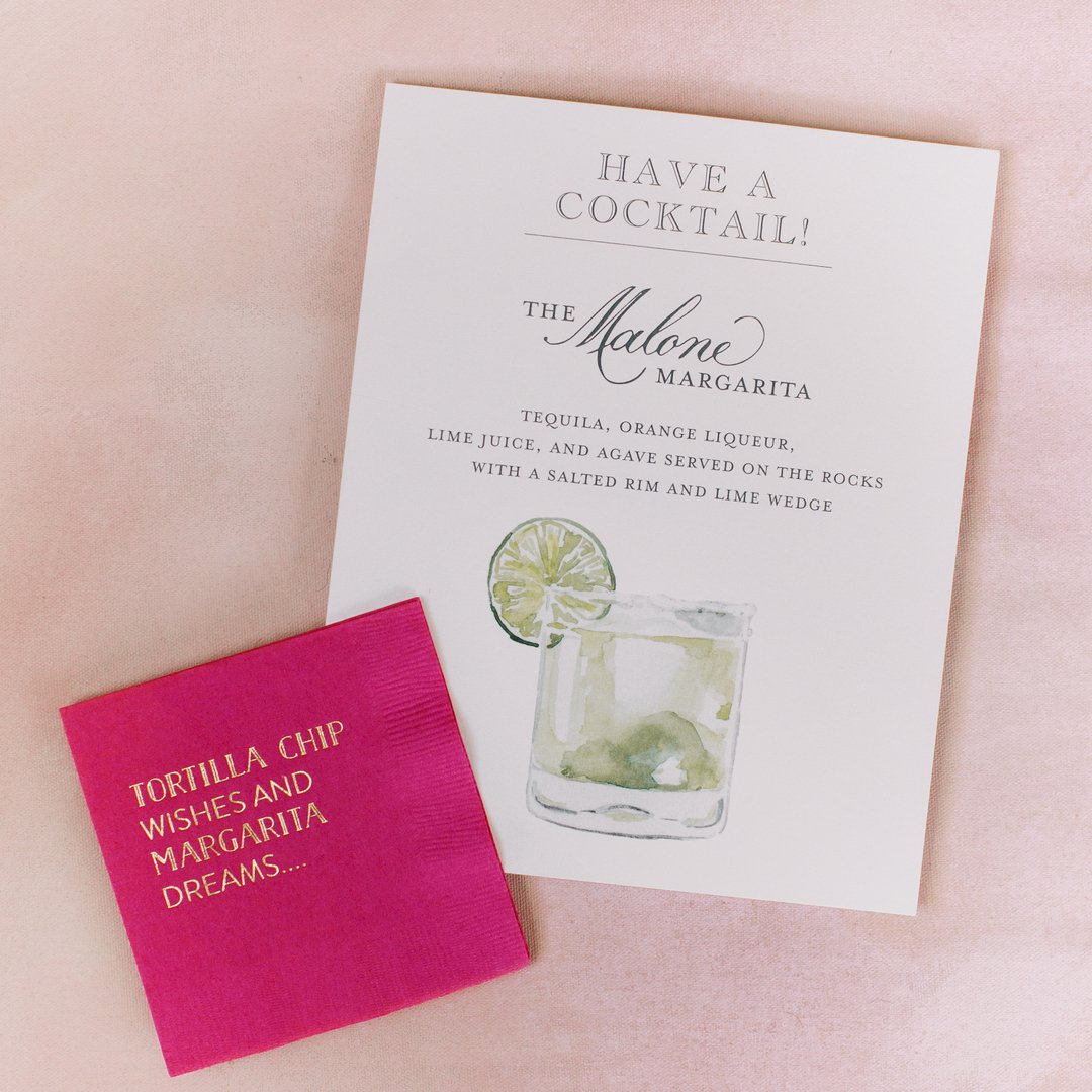 olivepaper's tweet photo. Not really wanting to have a full liquor bar at your reception?  It's okay to just offer beer and wine and pick one cocktail to serve that's special to you and your partner!

The Malone Margarita sounds pretty tasty right about now!  Oh and Happy Cinco de Mayo! 

PC: @demimabry
C https://t.co/xT2vx4i24o