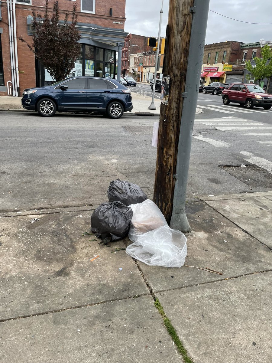 Pkmaier's tweet photo. Good morning @HelenGymAtLarge, time is a flat circle, and once again there is dumped material at Malcolm X Park. Thank you for getting it cleaned up before #LoveYourPark week. Sidewalk could use a pressure wash too! https://t.co/wdL5YDggKE