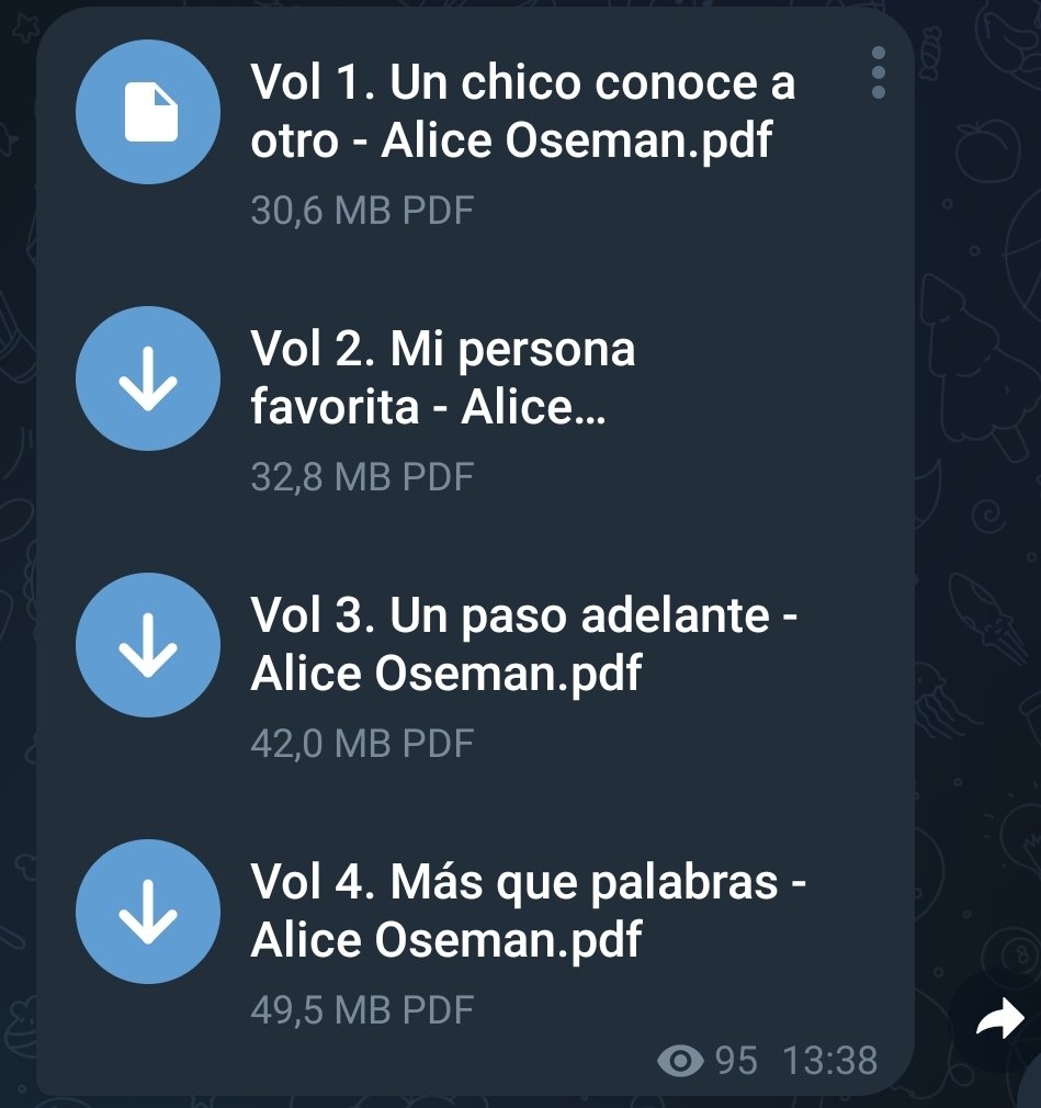 PSNerverland's tweet photo. Todos los libros de Alice O. En español el PDF.
#Heartstopper
#Solitario
#Esteinvierno
#NickyCharlie
#Silencioderadio
#Nacíparaesto 
#Sinamor

https://t.co/PxRf1ehJsp https://t.co/L8Wg62X9WX