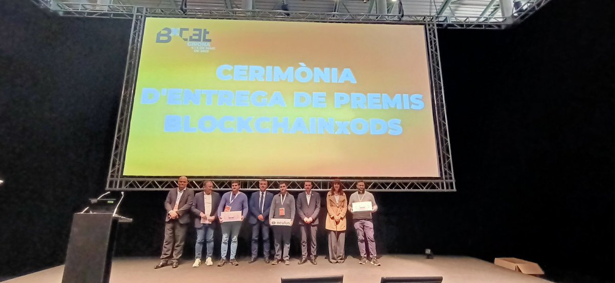 IcraWater's tweet photo. RT @CBCat_io: Moltes felicitats a l'equip BCDS, guanyadors de la segona edició del repte #BlockchainxODS, que s'ha fet juntament amb el @ConsAiguesCBGi i @IcraWater https://t.co/yE8rpJrXWM