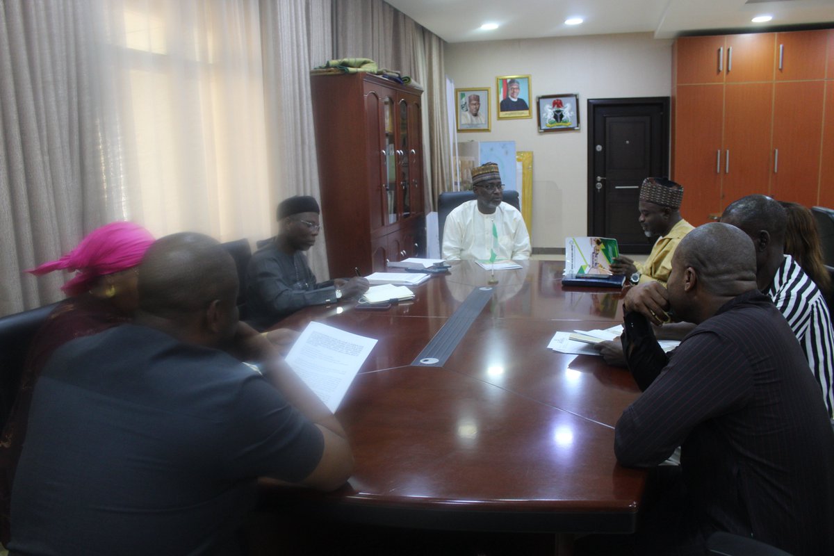 A 4-man team from NSEL led by the MD/CE, Engr. Dr. J.O. Mahmud, MNSE, paid a courtesy call on the Hon. Minister, Engr. S. H. Adamu, FNSE, Federal Ministry of Water Resourses (FMWR) on April 19, 2022.
 The visit  is to foster mutual partnership between NSEL and  the Ministry.