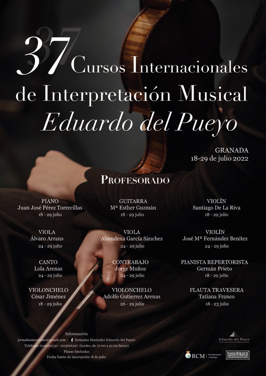 Adolf0Gutierrez's tweet photo. Os espero en Granada... Donde va a sonar la música mejor? https://t.co/2V9cEjVFXT