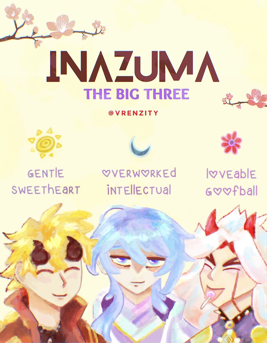 VRENZITY's tweet photo. my inazuma fav trio ( ˘ ³˘)♥

#原神 #GenshinImpact #Thoma #Itto #Ayato #ayaitto #thomato #itthoma https://t.co/oZGLJL83g0