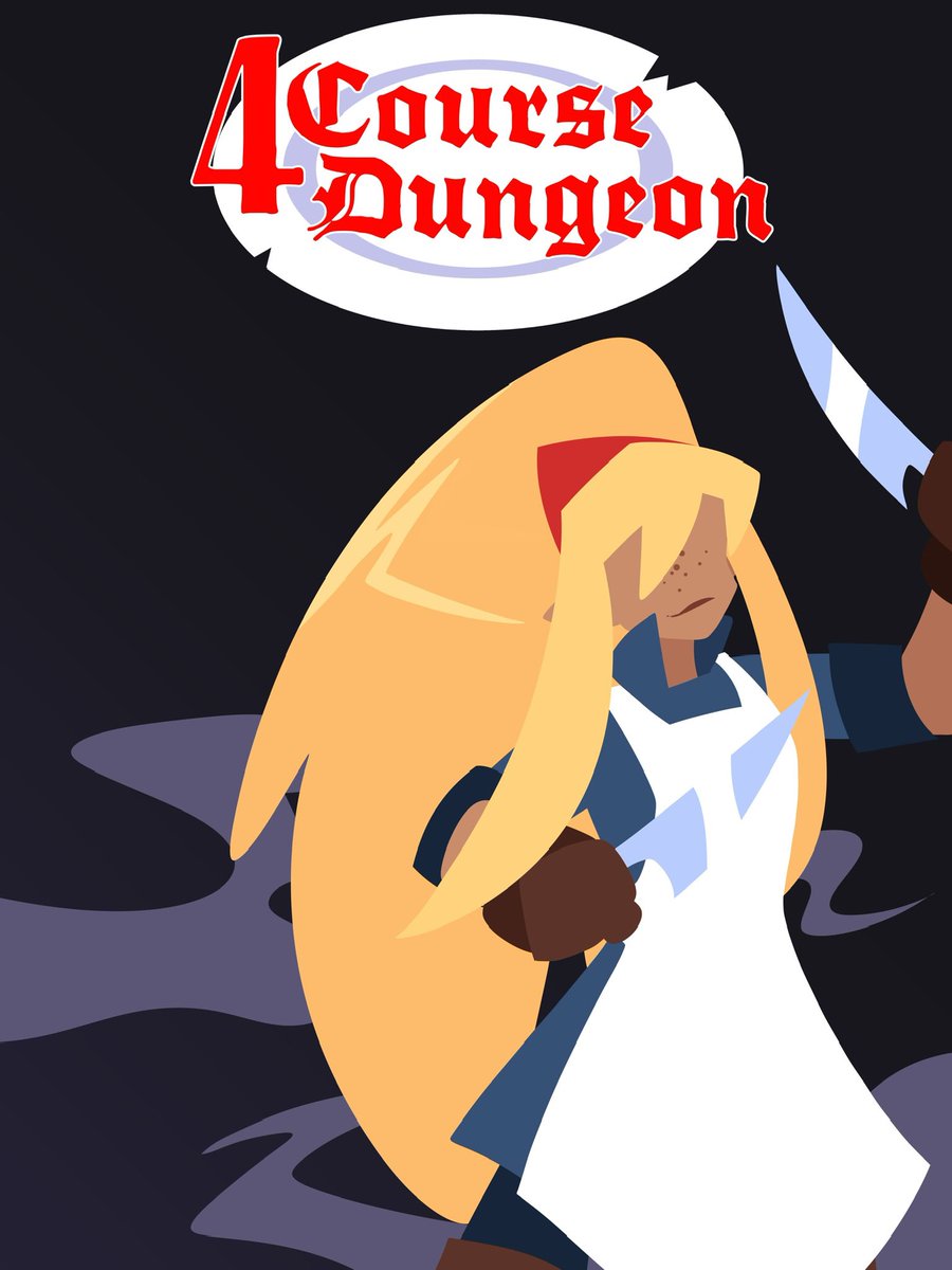 SaltySlimeballs's tweet photo. Showcasing our poster for #FourCourseDungeon! 

Overall, I am extremely proud of our team and what we have accomplished. Our #Steam page is available and you can now #wishlist our #game: https://t.co/Z6yyjFhQsh

We appreciate everyone who does and get ready for the full release! https://t.co/K3m7uN1O3G