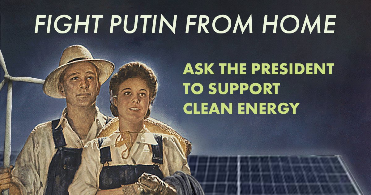 citizensclimate's tweet photo. Did you know the President is just an email away? Help make the Russian oil ban permanent by asking him to make the switch to clean energy. Ukrainians (and the planet) will thank you ➡️  https://t.co/K6SLlDYR3b

#climate #climatechange #climateaction #russia #ukraine https://t.co/SxvvMcenIu