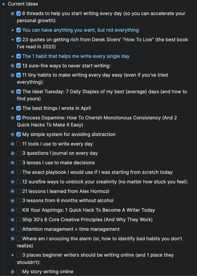 I love geeking out on writing workflows. So this morning I took a look ...