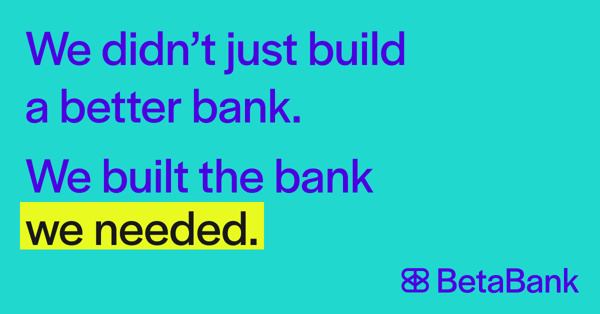 TheBetaBank's tweet photo. We didn’t just build a better bank. We built the bank we NEEDED. BetaBank: Small Business Banking... but better. 
For all of us.
Join the waitlist at https://t.co/qiKkp9tbYN
#SmallBusinessWeek 
#SmallBusiness 
#digitalbanking https://t.co/tpmtiehTEi