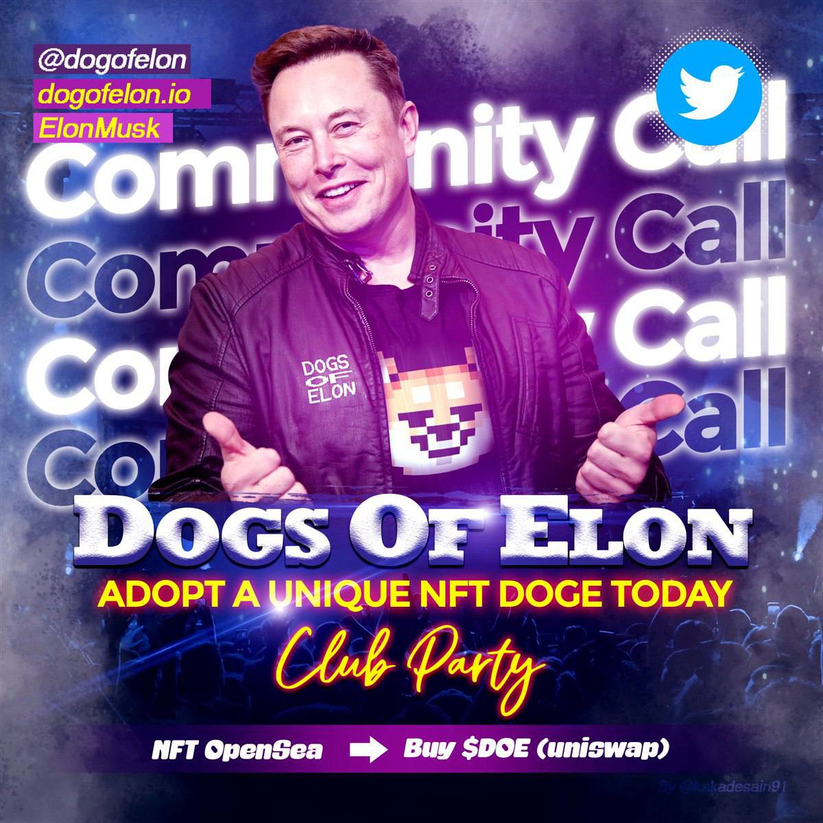 NICK_GS8's tweet photo. @cometwtf @dogsofelon 🔥🔥👀👀
#dogsofelontoken #doetoken #doe #dogsofelon https://t.co/JUy8X2aWw8