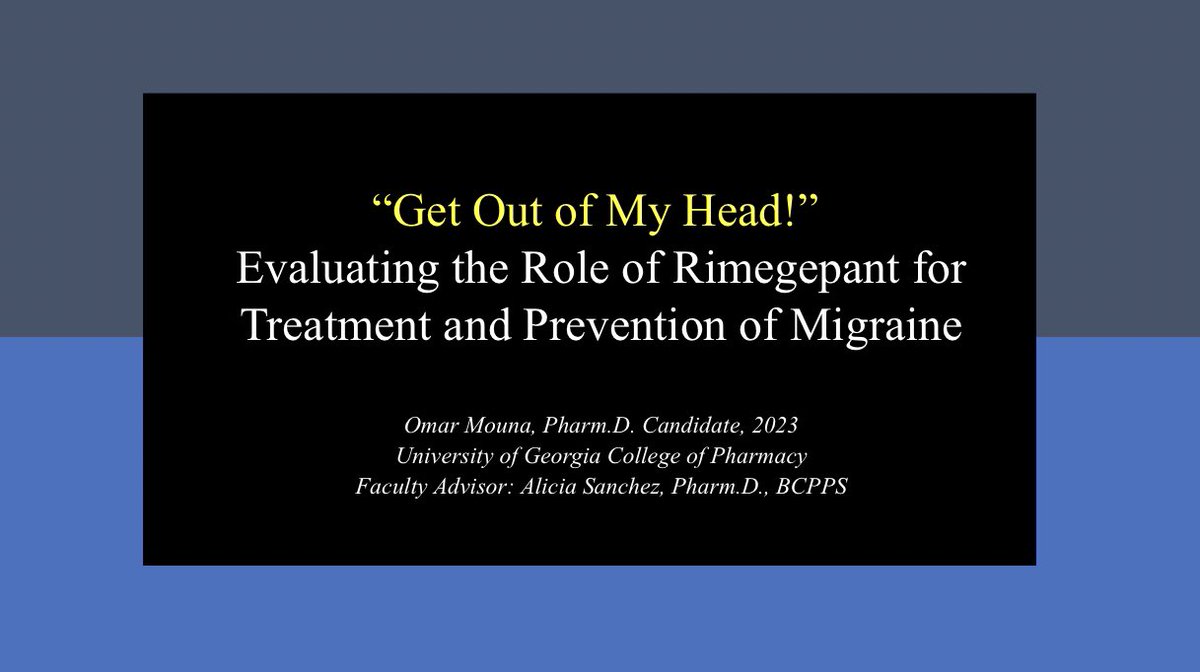 Honored and humbled to be 1 of 3 students on the Augusta campus to be given the Satisfactory with Distinction Award of Excellence for my clinical seminar presentation! Glad my improv jokes throughout the seminar didn’t completely scare away the audience 😬