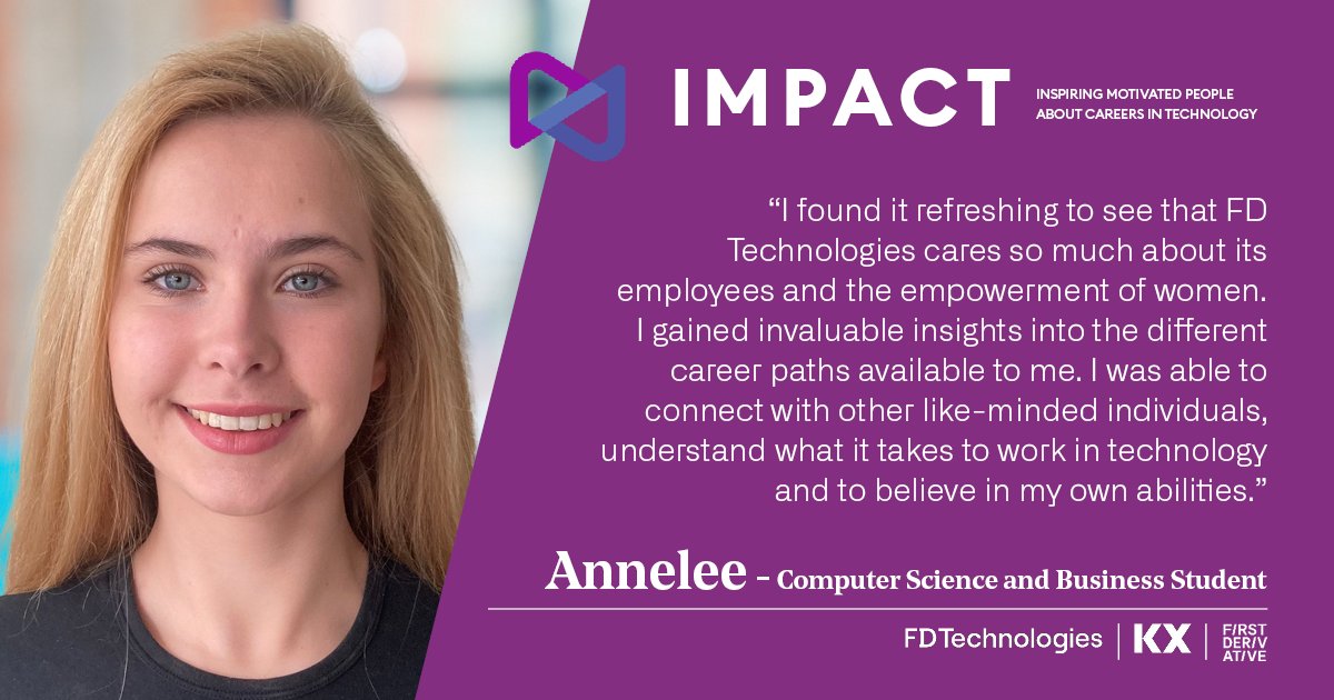 Are you a young female looking for insight into a career within FinTech? Applications for our IMPACT Mentorship programme are now OPEN! From confidence camps, CV tips and networking opportunities, this is a 9-week mentorship programme not to missed. Apply: bit.ly/38PDoiV