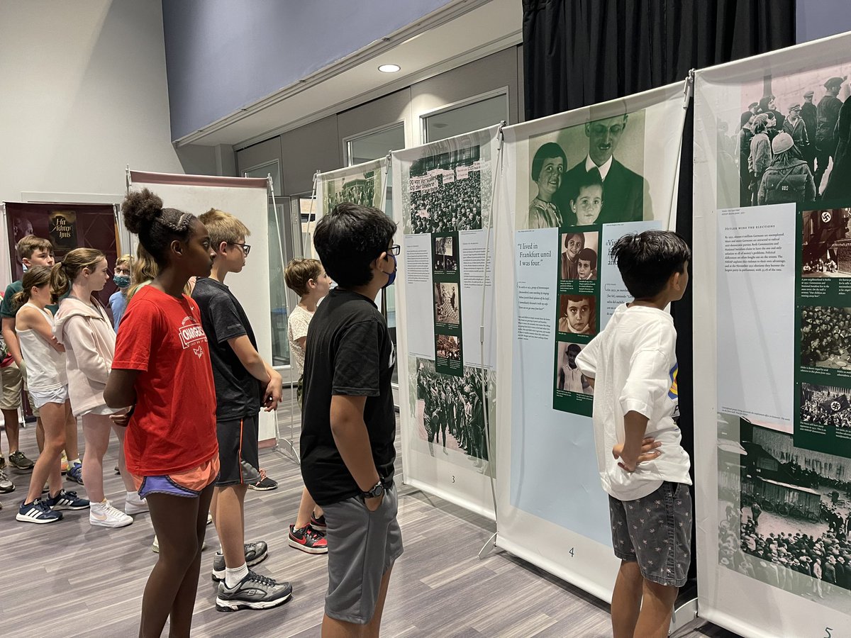 pdslmartin's tweet photo. Touring the Anne Frank exhibit in the Stable! #pdschargers https://t.co/JVnEDxhlAK