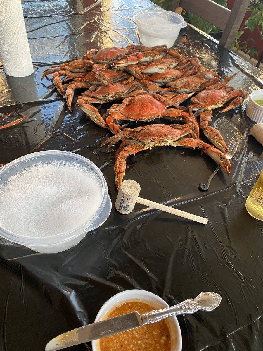 ODU_CoachMJ's tweet photo. #CrabSeason is here
Even though in Blacksburg, you better believe that the Jones crew is gonna do whatever it takes to get some - even if that means #JuiceBae driving 4.5 hours each way in the same day. ๐ https://t.co/OTN9IY1N4I