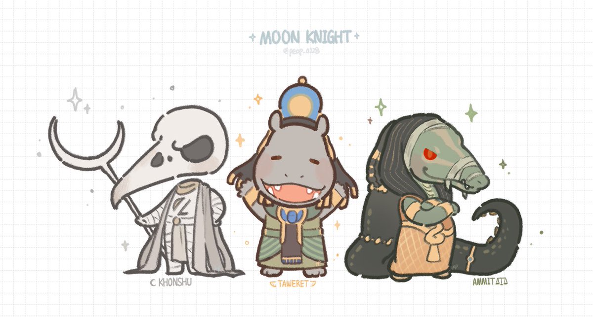 peop_0228's tweet photo. 🦅🦛🐊
#moonknight https://t.co/tfNd89vCHH