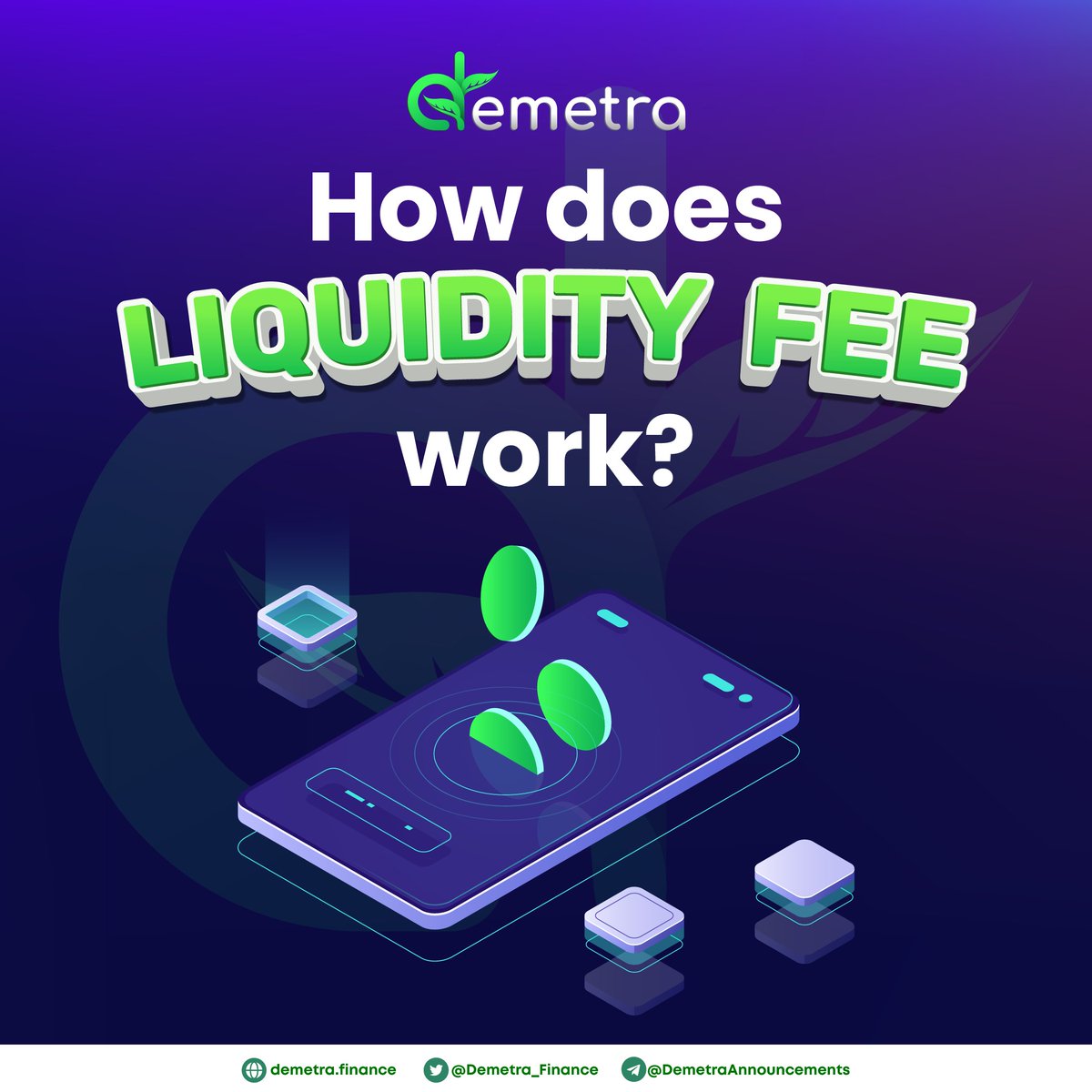 Demetra_Finance's tweet photo. Higher liquidity can tank sell offs better &amp; keep price level💸

Liquidity fee is deducted in every single DMT token transaction and will be added to DMT-BNB liquidity and will be locked-up for 3 years🔐

Curious to know more?

Visit us at 🌐 https://t.co/hX67PFfU9F https://t.co/rsIjPck1Fv
