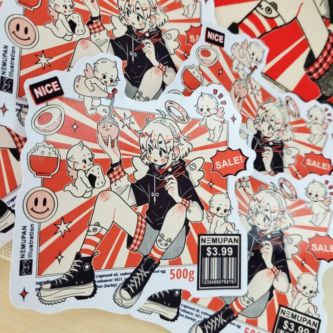 Mayo 👼✨️

I made a new totebag design! I will be selling these at a local illustration event here in Santiago 🇨🇱
Hopefully will have them for upcoming US conventions 👀 