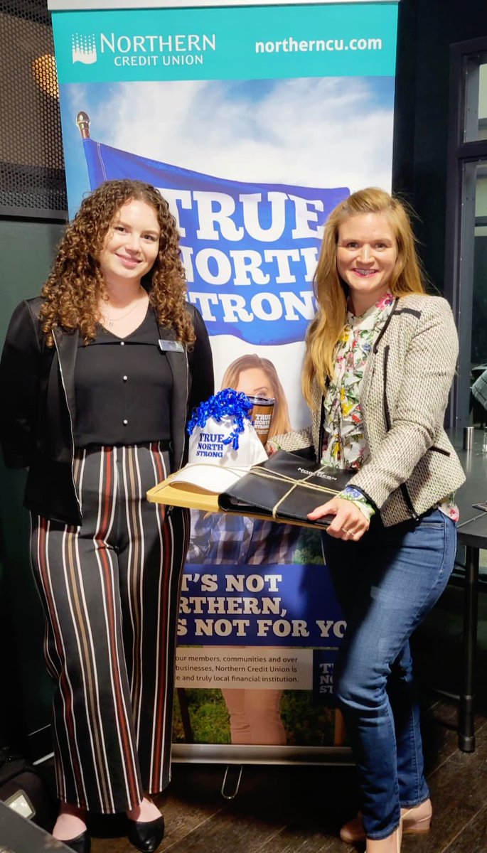 NorthernCU's tweet image. What a great evening at @StartupSault's Startup Talks with guest speaker @rusnell, as he shared his story as a local CEO and business owner!
Don't forget to call our Business Relationship Manager, Jesse Teresinski, to get started on your own business journey 📲

#TrueNorthStrong