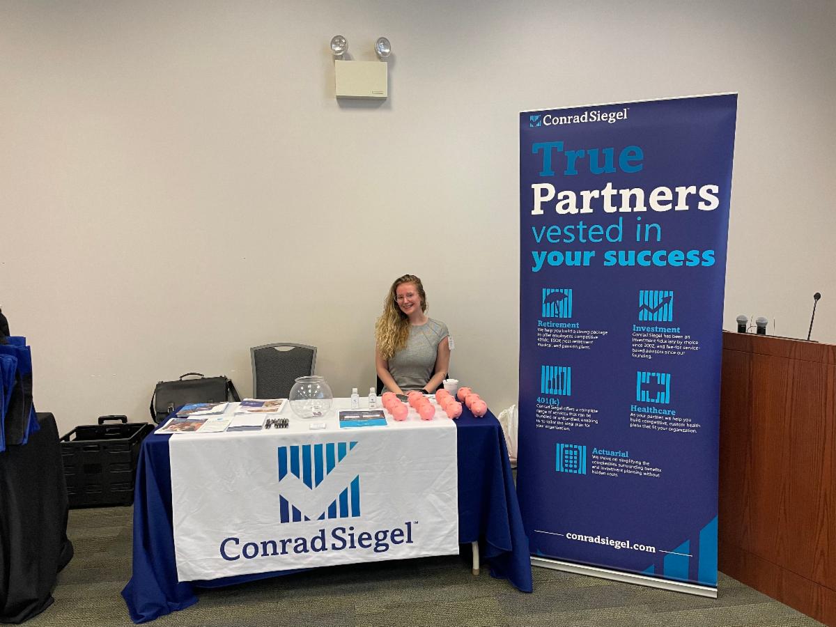 LancasterSHRM's tweet photo. Our Spring Conference is underway!
Thank you to our presenting sponsors BeneChoice, McNees Wallace &amp; Nurick, and Conrad Siegel!

#hr #shrm #lshrm #todaysemployees https://t.co/vY0BYwGDWw