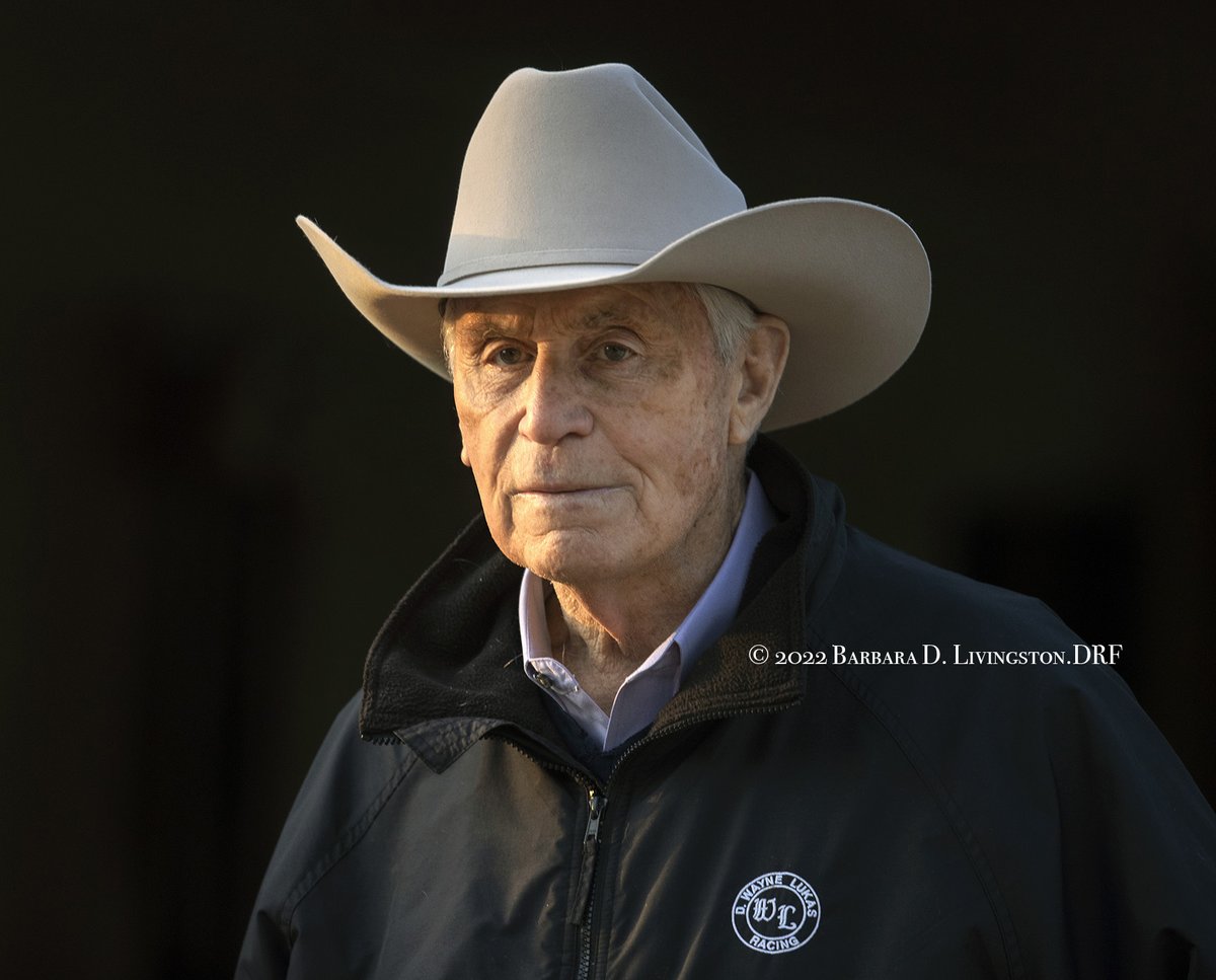Barbara D. Livingston (@drflivingston) on Twitter photo Living legend Wayne Lukas, 86, still rides his pony every (very early+) morning - and he's still running horses in classics.
Secret Oath contests tomorrow's Kentucky Oaks, Ethereal Road Saturday's <a href="/KentuckyDerby/">Kentucky Derby</a> . Living legend Wayne Lukas, 86, still rides his pony every (very early+) morning - and he's still running horses in classics.
Secret Oath contests tomorrow's Kentucky Oaks, Ethereal Road Saturday's <a href="/KentuckyDerby/">Kentucky Derby</a> .